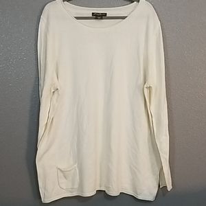 Eddie Bauer Women's XXLT Cream Sweater